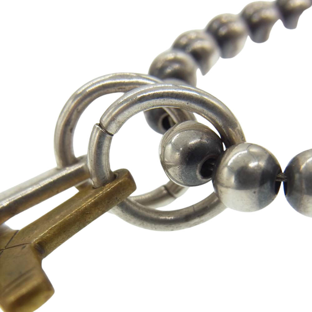 FANTASTIC MAN ファンタスティックマン  CROSS BEADS NECKLACE174 クロス ビーズ ネックレス シルバー系 ゴールド系【中古】