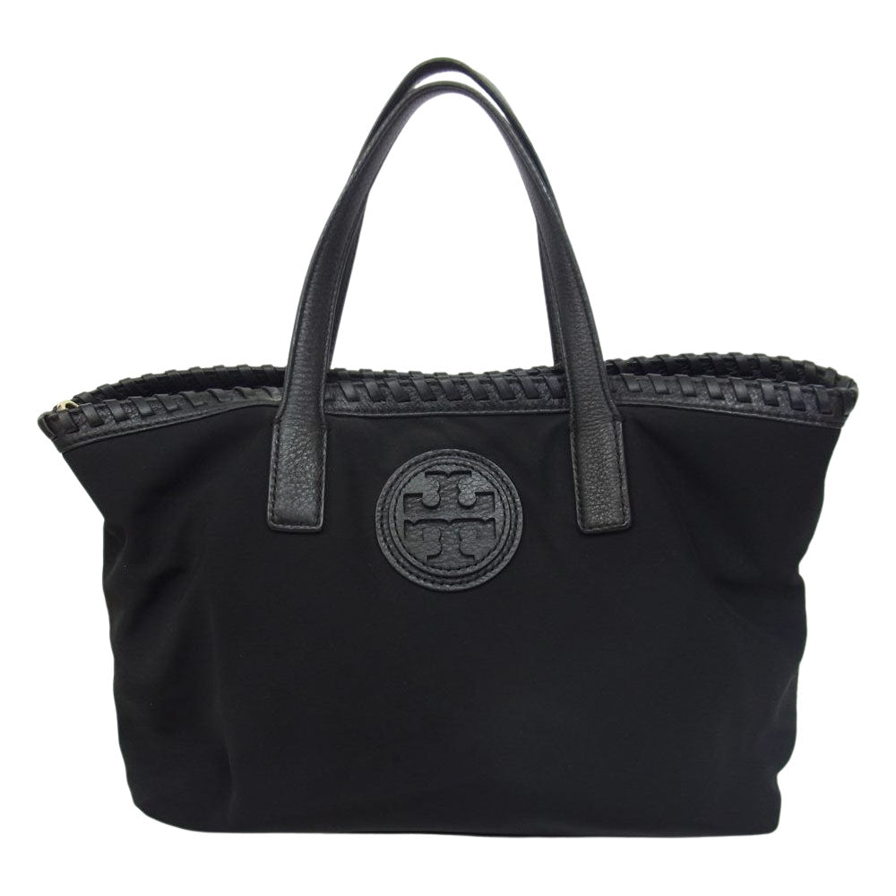 Tory Burch トリーバーチ 51149608 マリオン ナイロン 2WAY ハンドバッグ ショルダーバッグ ブラック系【中古】