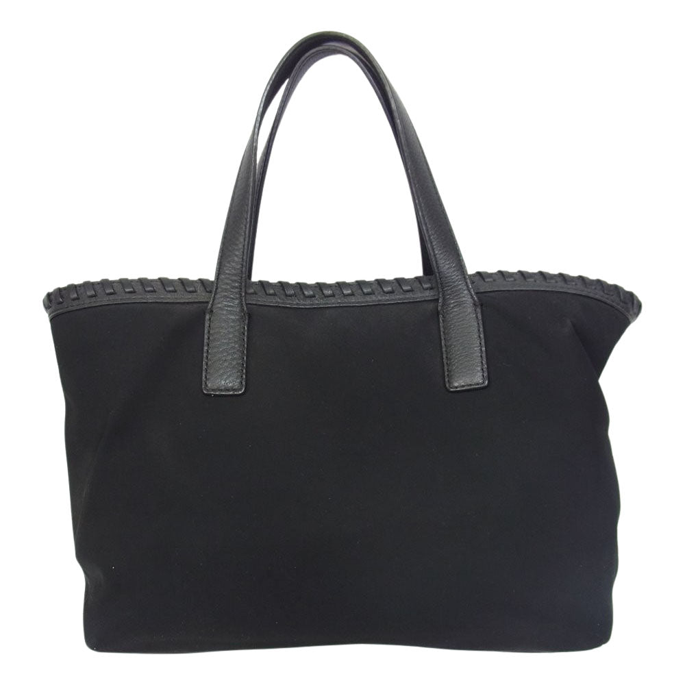 Tory Burch トリーバーチ 51149608 マリオン ナイロン 2WAY ハンドバッグ ショルダーバッグ ブラック系【中古】