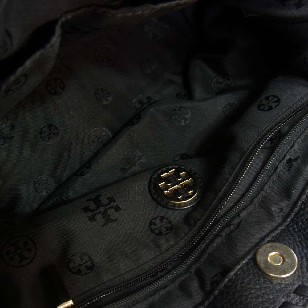 Tory Burch トリーバーチ 51149608 マリオン ナイロン 2WAY ハンドバッグ ショルダーバッグ ブラック系【中古】