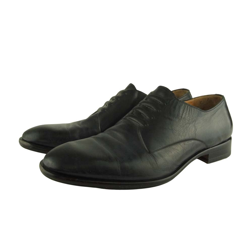 MAISON MARGIELA メゾンマルジェラ 22ライン レザー スリッポン ブラック系 43【中古】