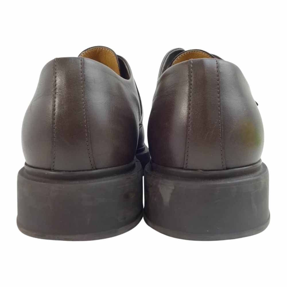 HERMES エルメス 191426ZH ベルクロ ストレートチップ レザー ドレス シューズ ブラウン系 43【中古】