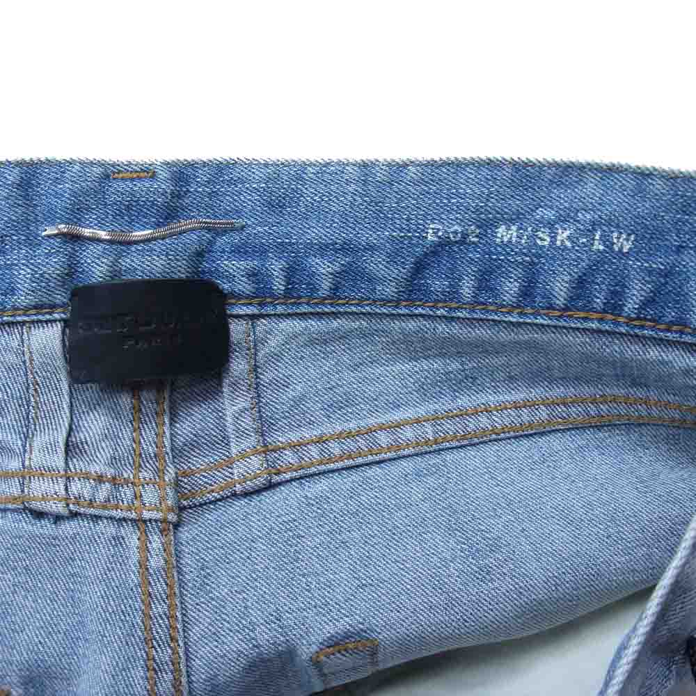 SAINT LAURENT サンローラン 391659 Y915I デストロイ クラッシュ スキニー デニム インディゴブルー系 30【中古】