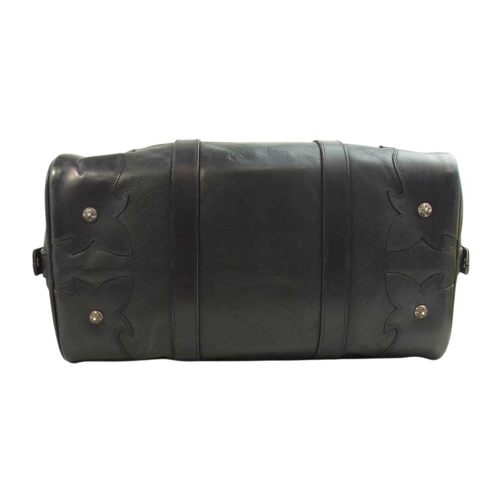 CHROME HEARTS クロムハーツ（原本無） ウィークエンダー BSフレア レザー ボストン ブラック系【中古】