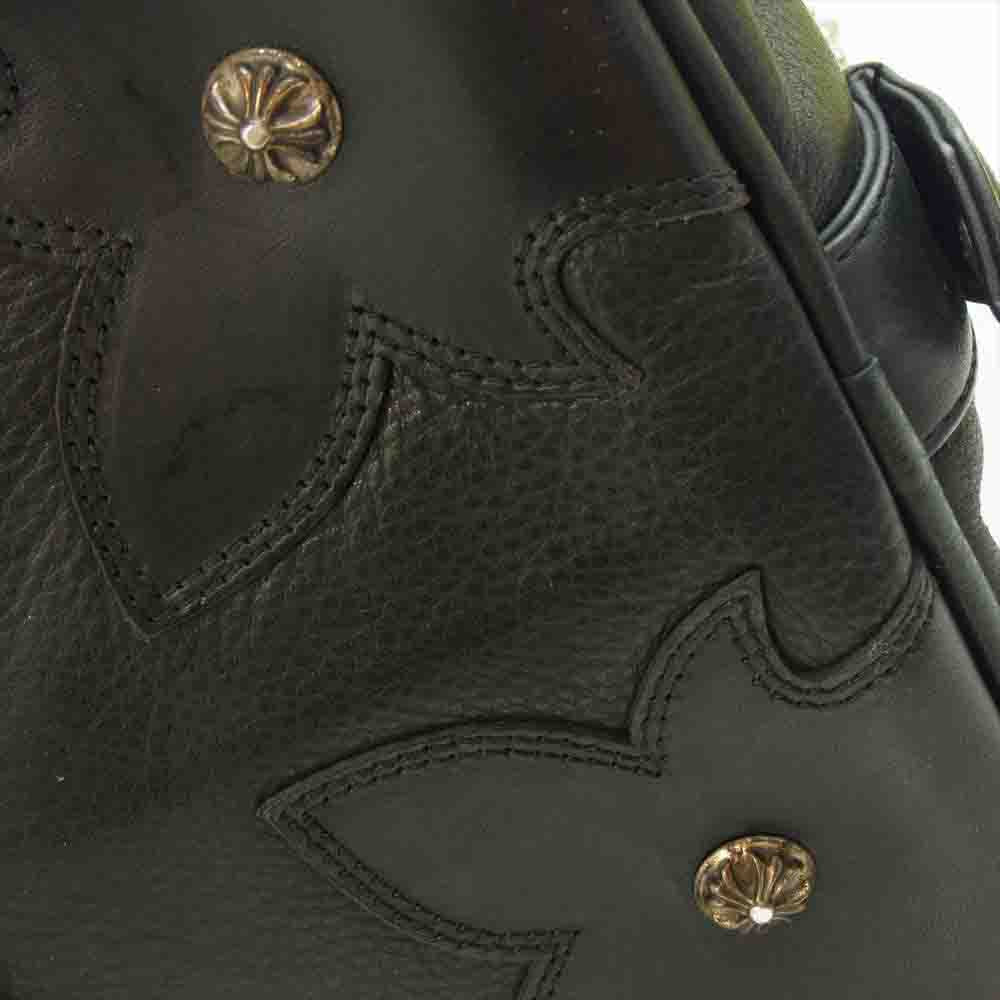 CHROME HEARTS クロムハーツ（原本無） ウィークエンダー BSフレア レザー ボストン ブラック系【中古】