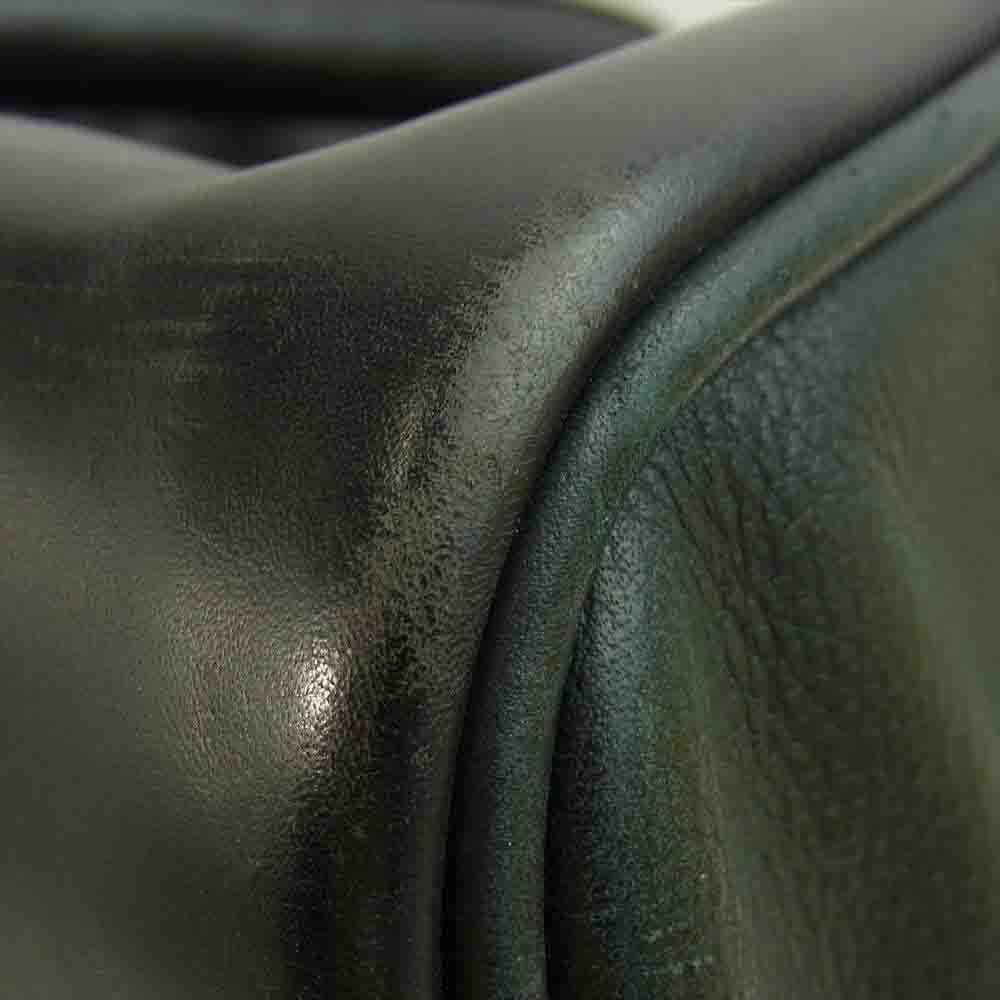 CHROME HEARTS クロムハーツ（原本無） ウィークエンダー BSフレア レザー ボストン ブラック系【中古】