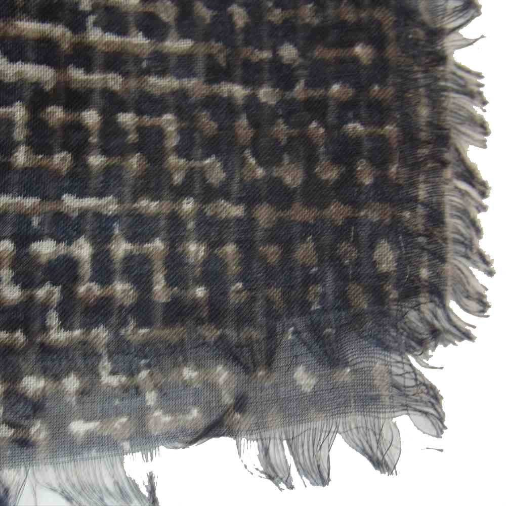 BOTTEGAVENETA ボッテガヴェネタ シルク スカーフ ブラック系【中古】