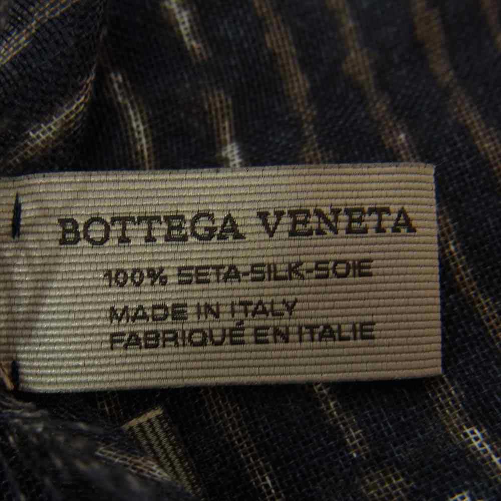 BOTTEGAVENETA ボッテガヴェネタ シルク スカーフ ブラック系【中古】