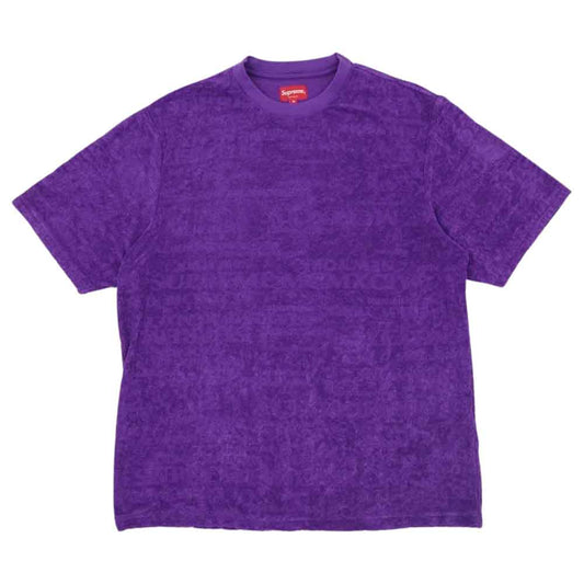 Supreme シュプリーム 20SS MCMXCIV Terry S/S Top 半袖 Tシャツ パープル系 M【美品】【中古】
