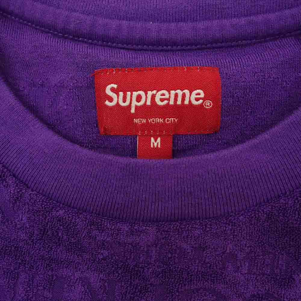 Supreme シュプリーム 20SS MCMXCIV Terry S/S Top 半袖 Tシャツ パープル系 M【美品】【中古】