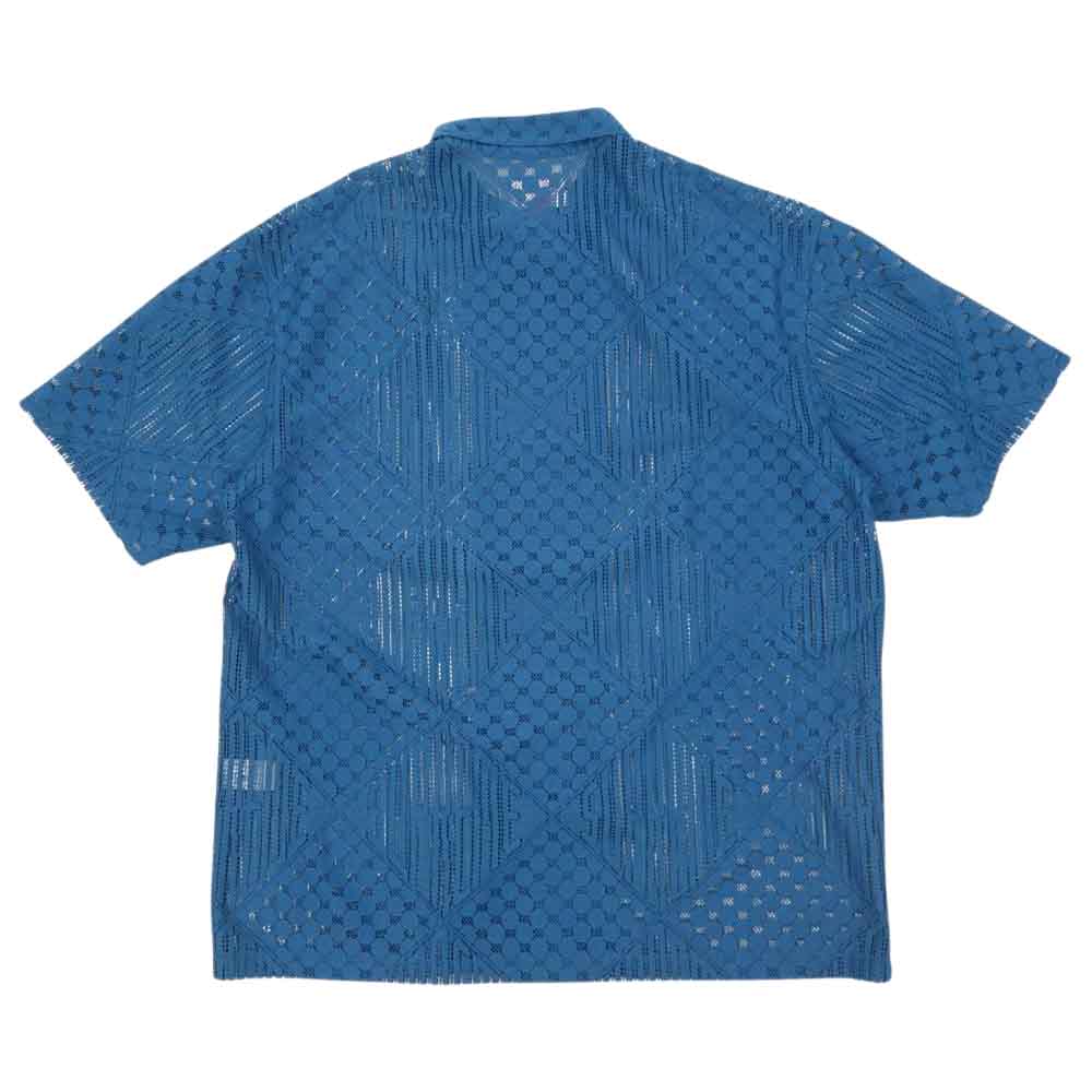Supreme シュプリーム 20SS Lace S/S Shirt レース 半袖シャツ ブルー