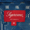 Supreme シュプリーム 20SS Lace S/S Shirt レース 半袖シャツ ブルー系 M【極上美品】【中古】