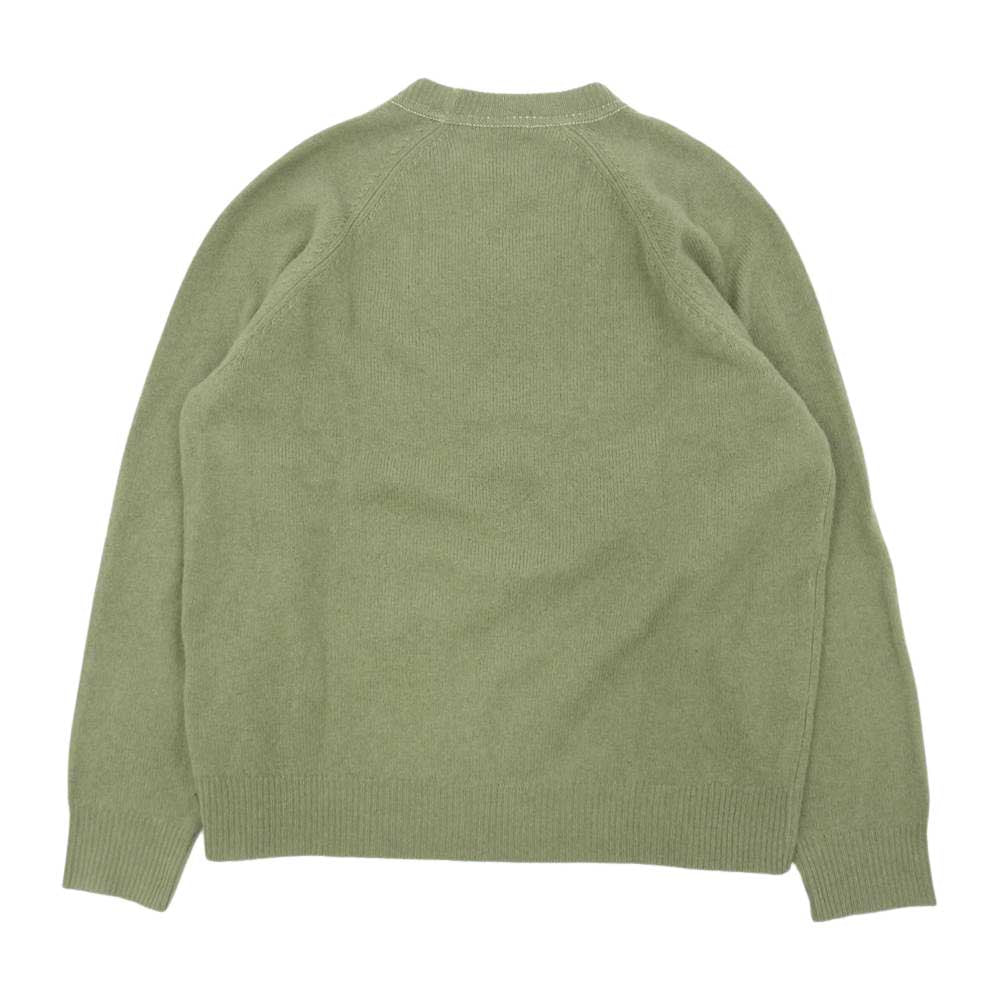 Supreme シュプリーム 20AW Stone Washed Sweater ストーン ウォッシュド セーター カーキ系 M【美品】【中古】