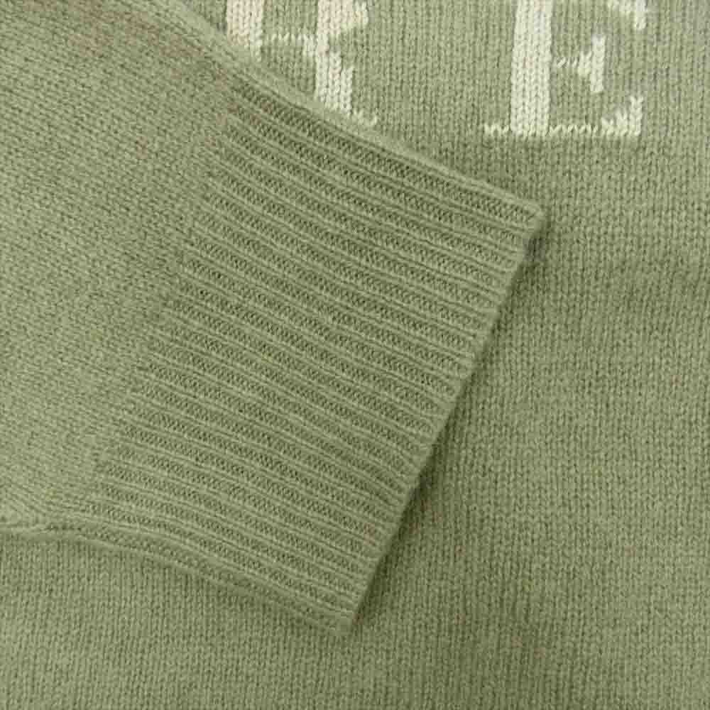 Supreme シュプリーム 20AW Stone Washed Sweater ストーン ウォッシュド セーター カーキ系 M【美品】【中古】