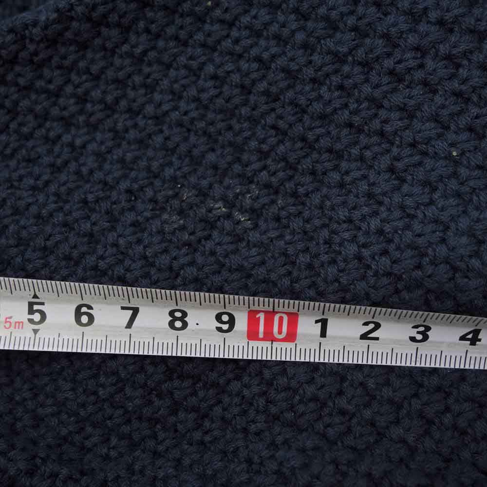 Supreme シュプリーム 20AW Textured Small Box Sweater テクスチュアード スモール ボックス ロゴ セーター ネイビー系 M【美品】【中古】