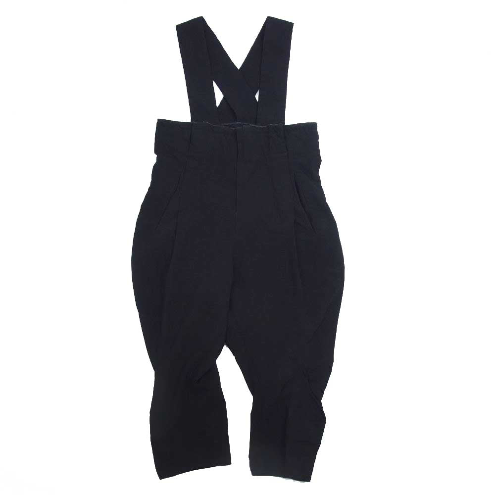 COMME des GARCONS コムデギャルソン 17SS GS-U002 本ライン 17SS GS-U002 ポリエステル カットオフ オールインワン サロペット パンツ ブラック系 XS【中古】