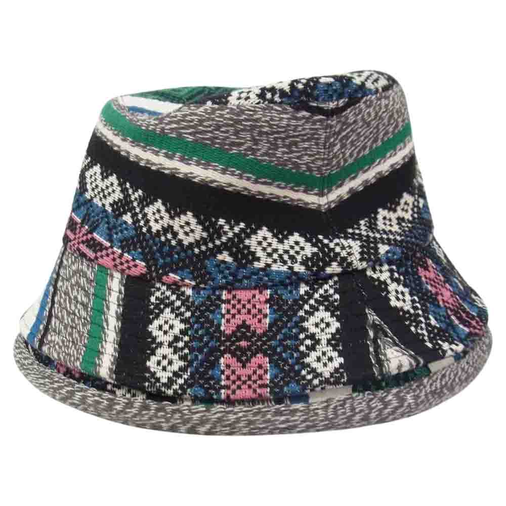 Sacai サカイ 22SS 22-0348S Crochet Cotton Bucket Hat クロシェ レイヤード バケット ハット マルチカラー系 3【極上美品】【中古】