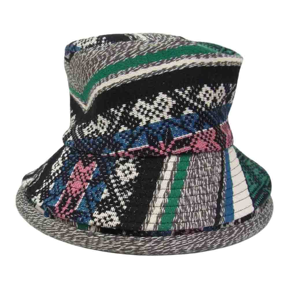 Sacai サカイ 22SS 22-0348S Crochet Cotton Bucket Hat クロシェ レイヤード バケット ハット マルチカラー系 3【極上美品】【中古】