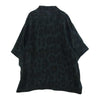 Sacai サカイ 22SS 22-02795M Leopard Print Bowling Shirt レオパード プリント ボウリング 刺繍 半袖 オープンカラー シャツ ブラック系 3【中古】