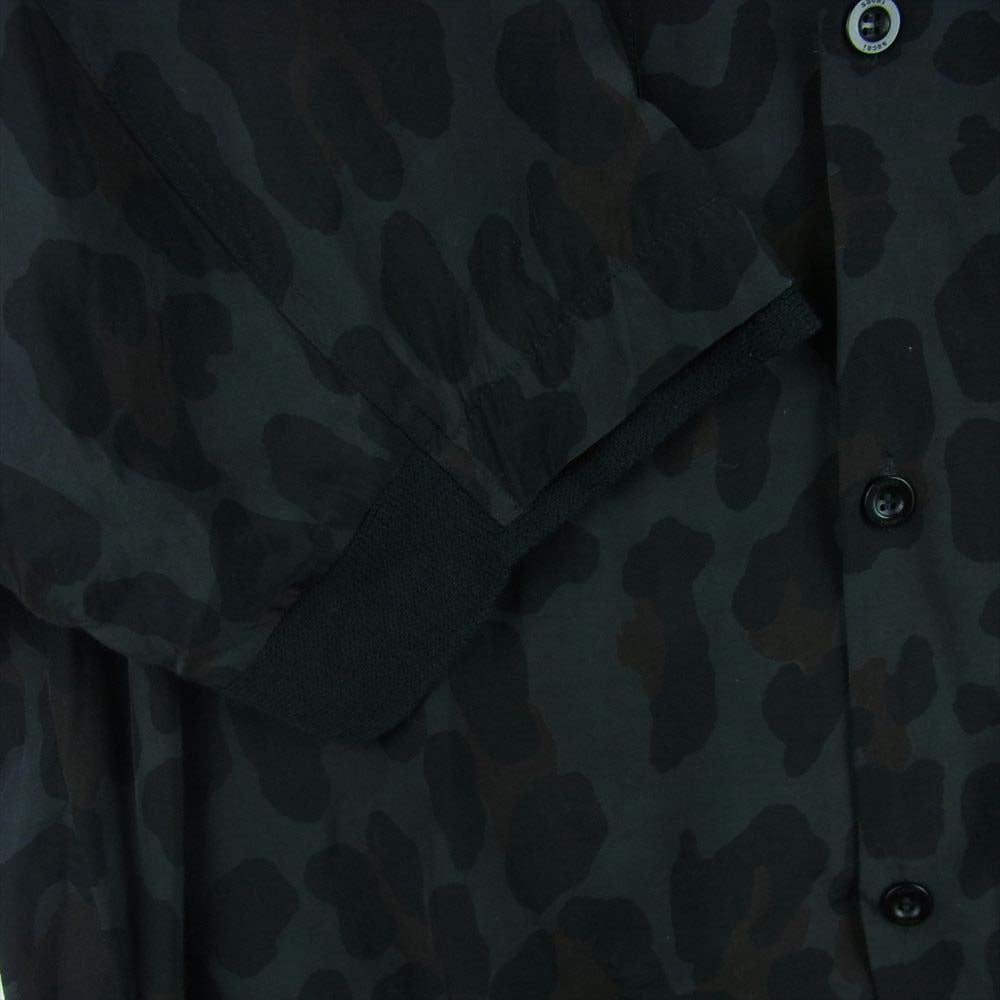 Sacai サカイ 22SS 22-02795M Leopard Print Bowling Shirt レオパー