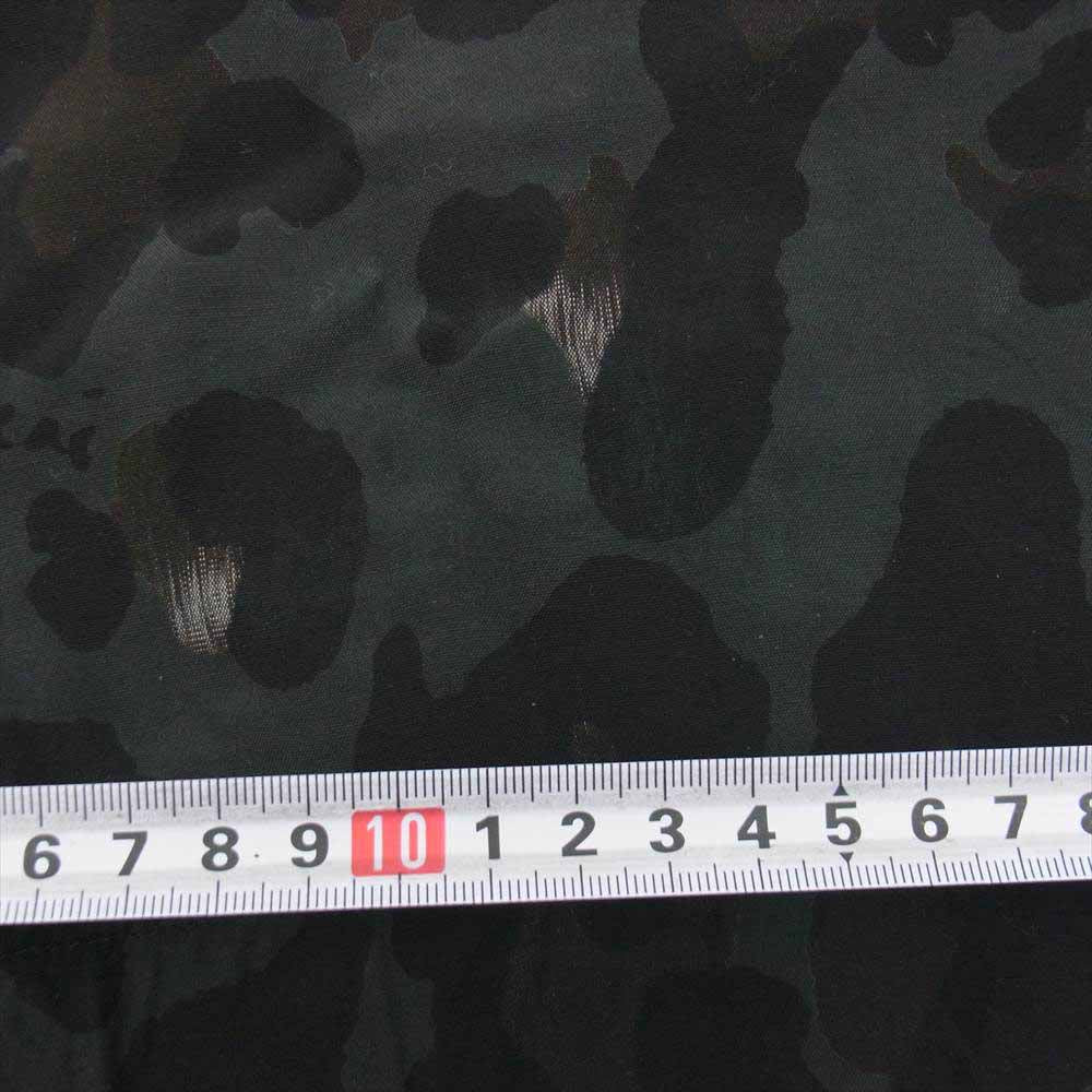 Sacai サカイ 22SS 22-02795M Leopard Print Bowling Shirt レオパード プリント ボウリング 刺繍 半袖 オープンカラー シャツ ブラック系 3【中古】