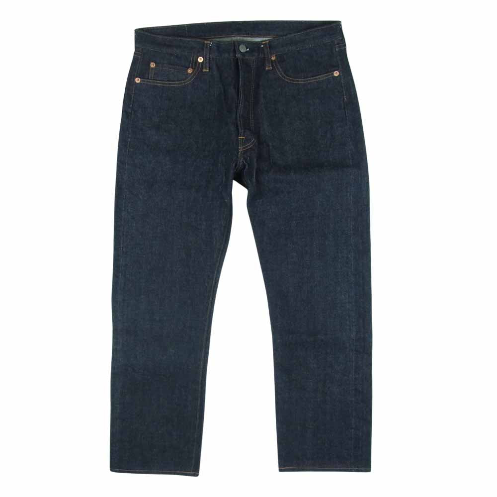 The REAL McCOY'S ザリアルマッコイズ Lot 004 14.5オンス テーパード デニム パンツ コットン 日本製 インディゴブルー系 W31 L32【美品】【中古】