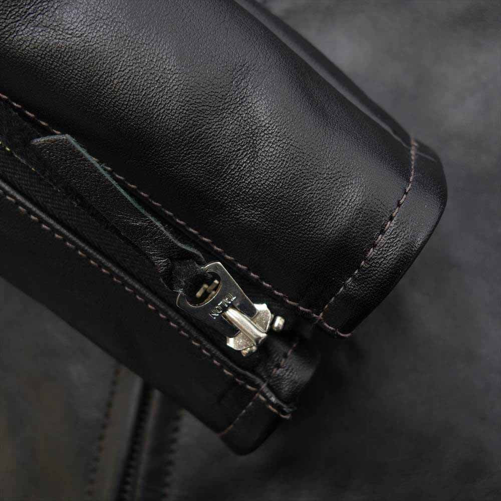 The REAL McCOY'S ザリアルマッコイズ BUCOブコ J-100 Single Riders Jacket ホースハイド 黒芯 シングル ライダース ジャケット ブラック系 36【極上美品】【中古】