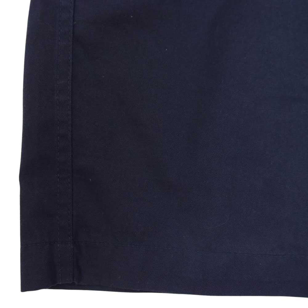 EVISU エヴィス 2001 カモメ プリント ハーフ パンツ ショーツ ネイビー系 30【中古】