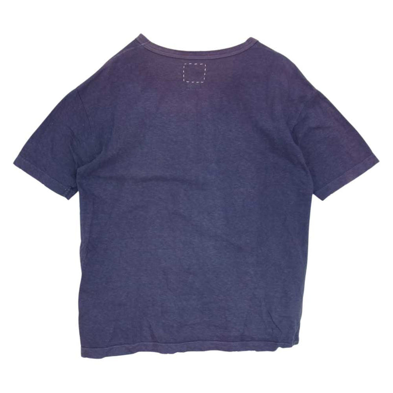 VISVIM ビズビム 20SS 0120205010010 JUMBO TEE S/S UNEVEN DYE ジャンボ 半袖 Tシャツ ネイビー系 1【中古】