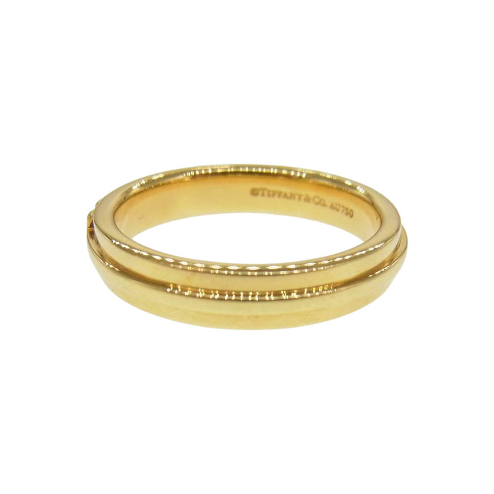 TIFFANY&Co. ティファニー K18 TWO T ツー ナロー リング ゴールド系【中古】