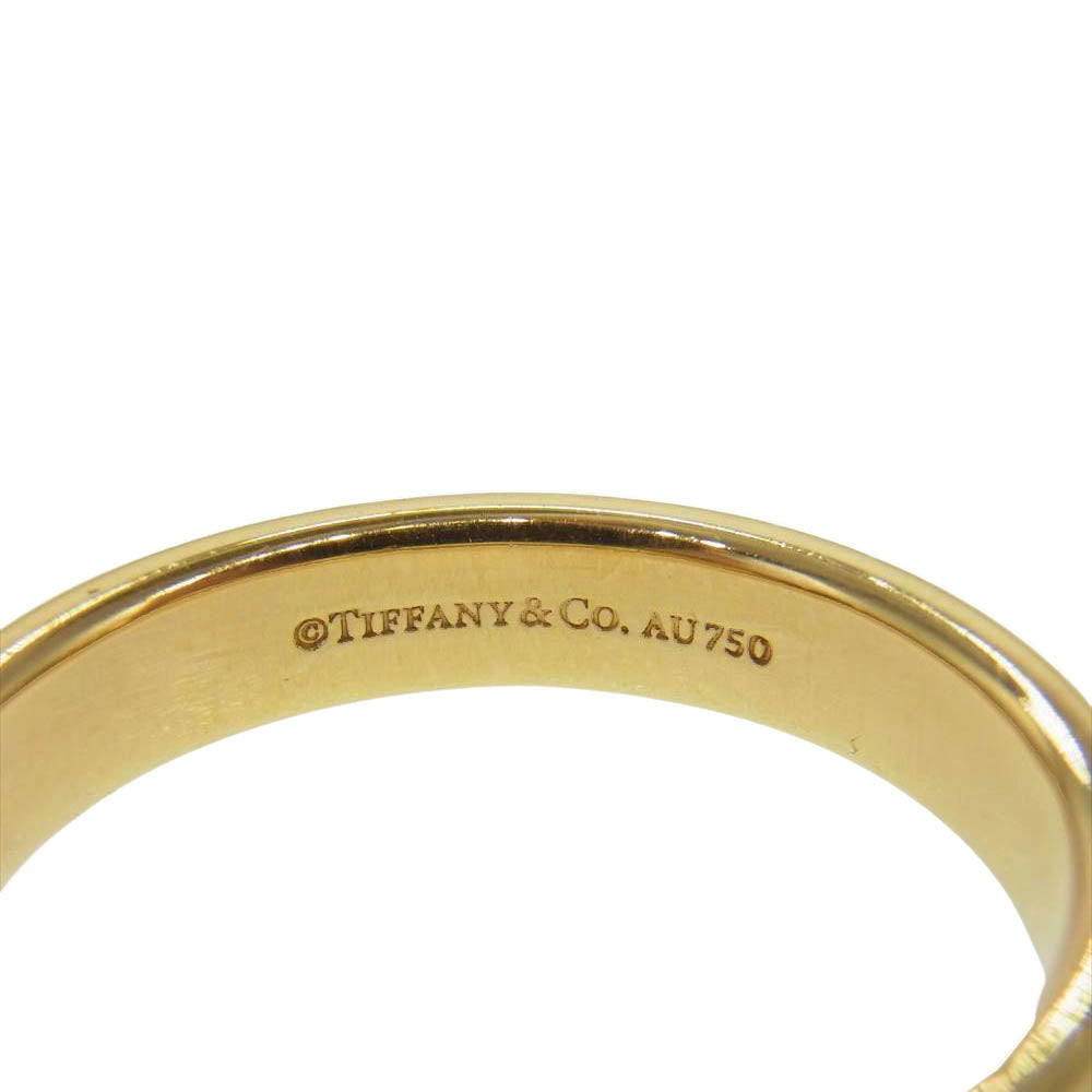 TIFFANY&Co. ティファニー K18 TWO T ツー ナロー リング ゴールド系【中古】