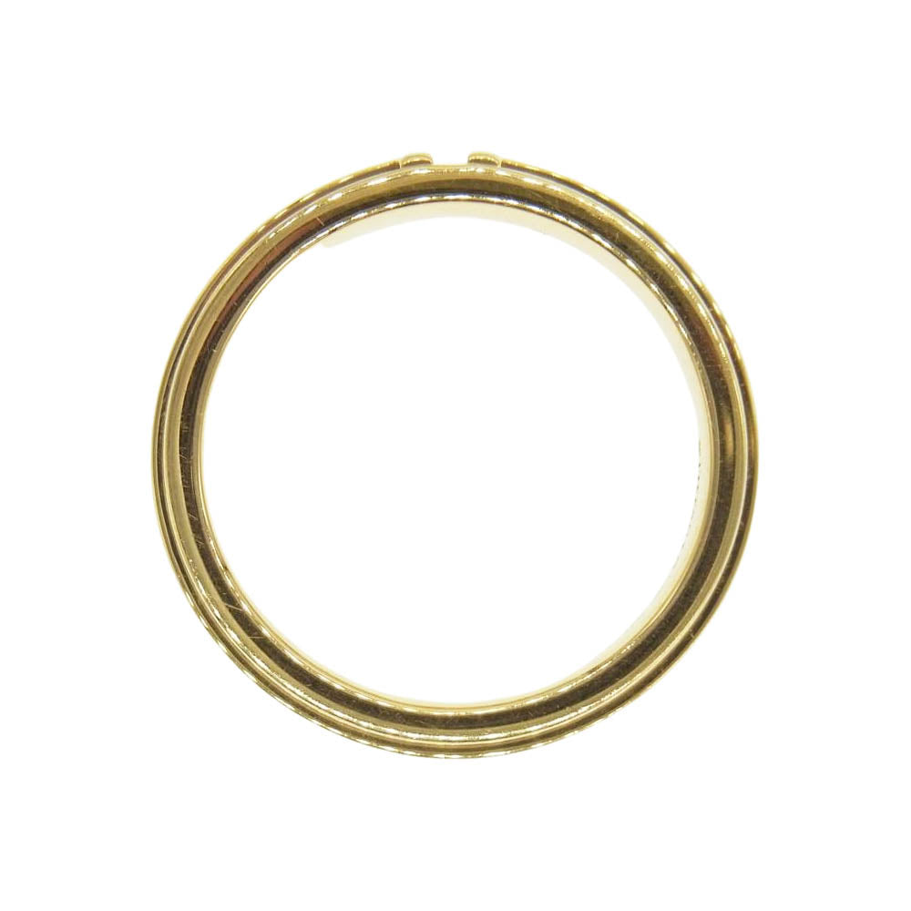 TIFFANY&Co. ティファニー K18 TWO T ツー ナロー リング ゴールド系【中古】