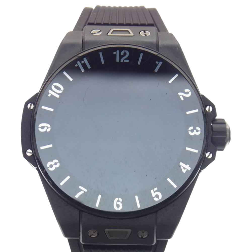 HUBLOT ウブロ 440.CI.1100.RX ビッグバンe ブラック セラミック ラバーベルト スマートウォッチ ブラック系【中古】