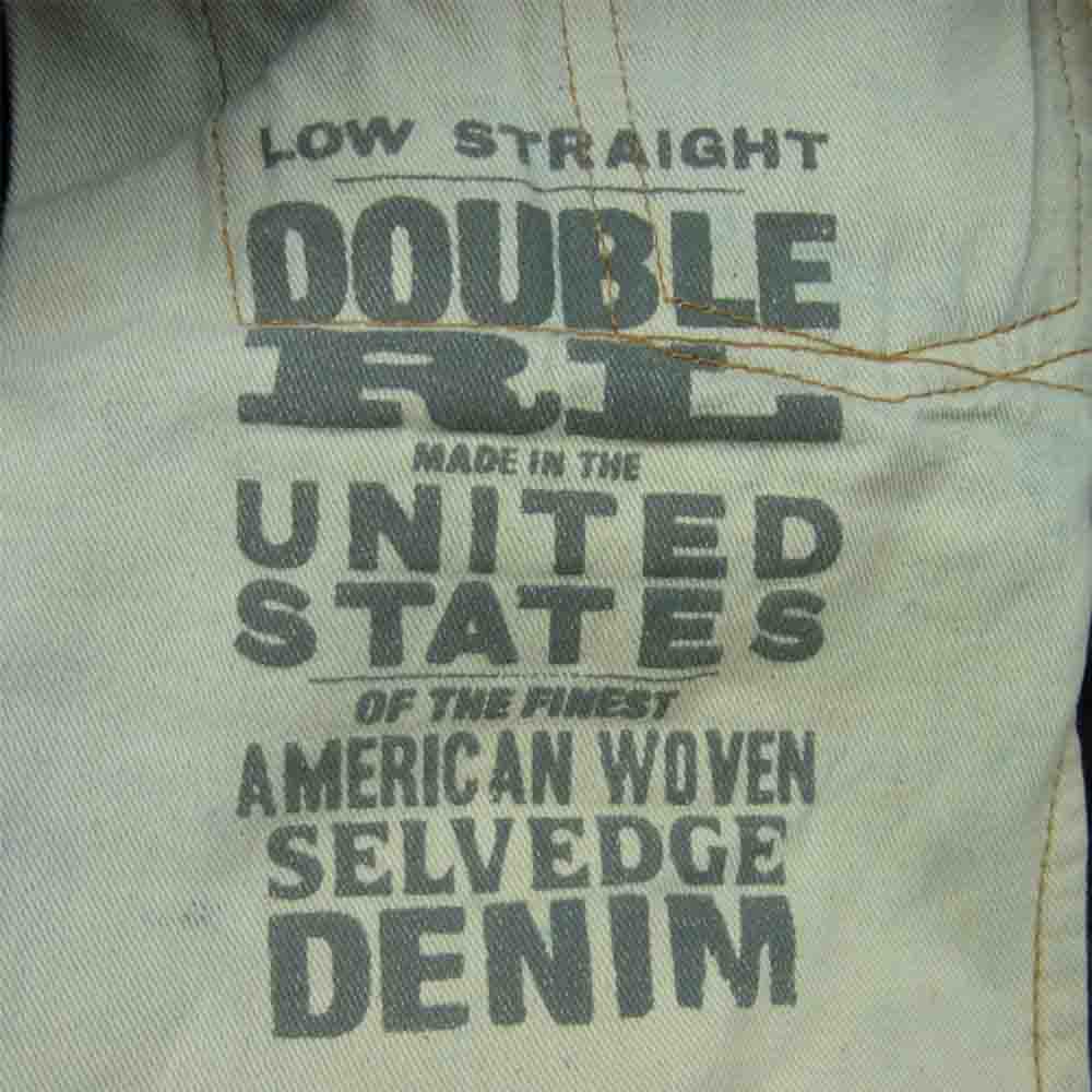 RRL ダブルアールエル 国内正規品 USA製 AMERICAN WOVEN SELVEDGE DENIM デニム パンツ ストレート インディゴブルー系 30 × 30【中古】