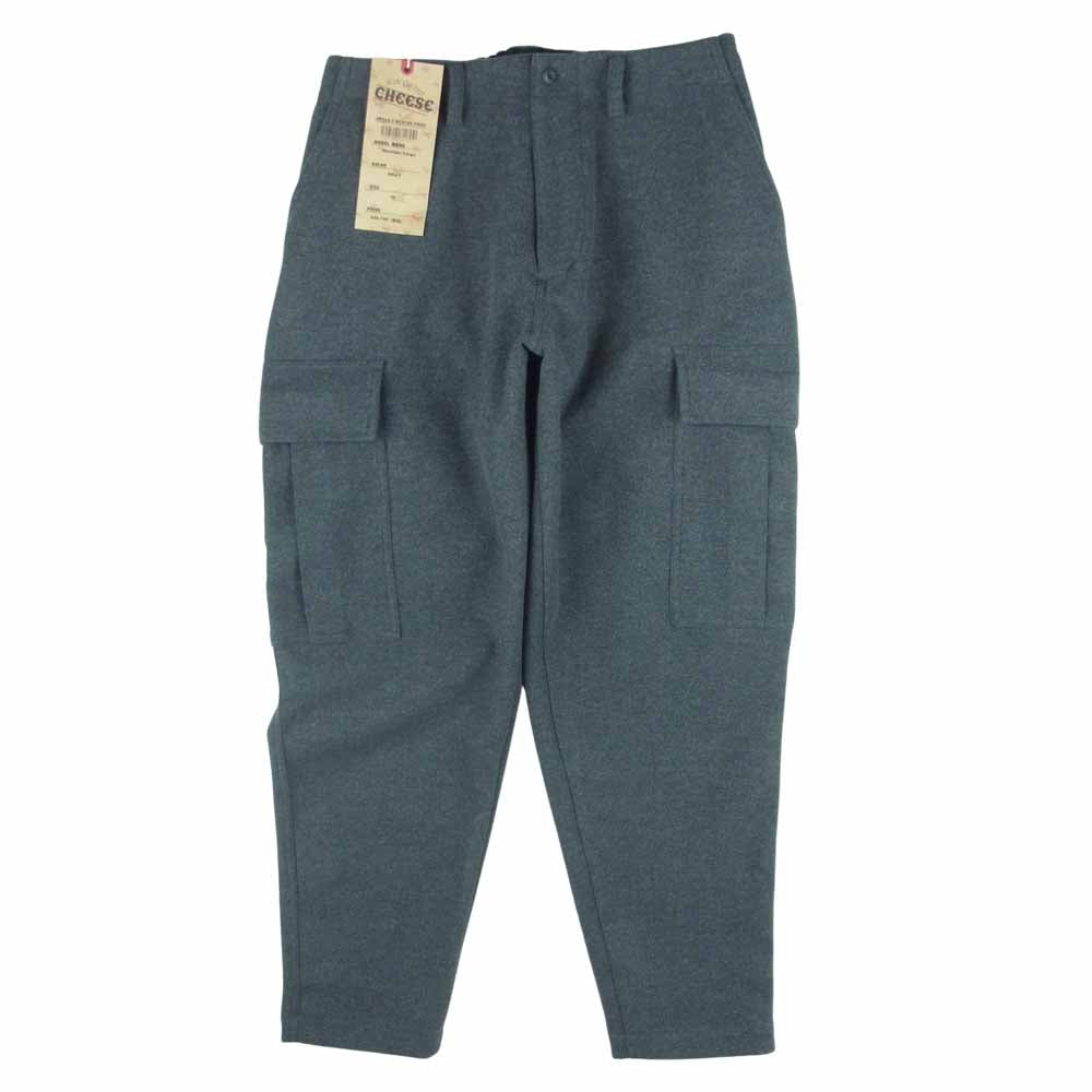 サノバチーズ SC2120-PN06 Woollet Cargo Pants ウール カーゴ パンツ 日本製 グレー系 M【新古品】【未使用】【中古】