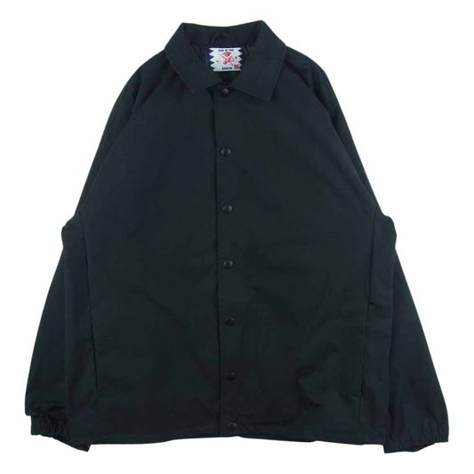 サノバチーズ SC2120-JK10 Tryx Coach Jacket コーチ ジャケット ブラック系 M【極上美品】【中古】