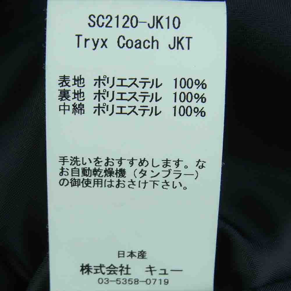 サノバチーズ SC2120-JK10 Tryx Coach Jacket コーチ ジャケット ブラック系 M【極上美品】【中古】