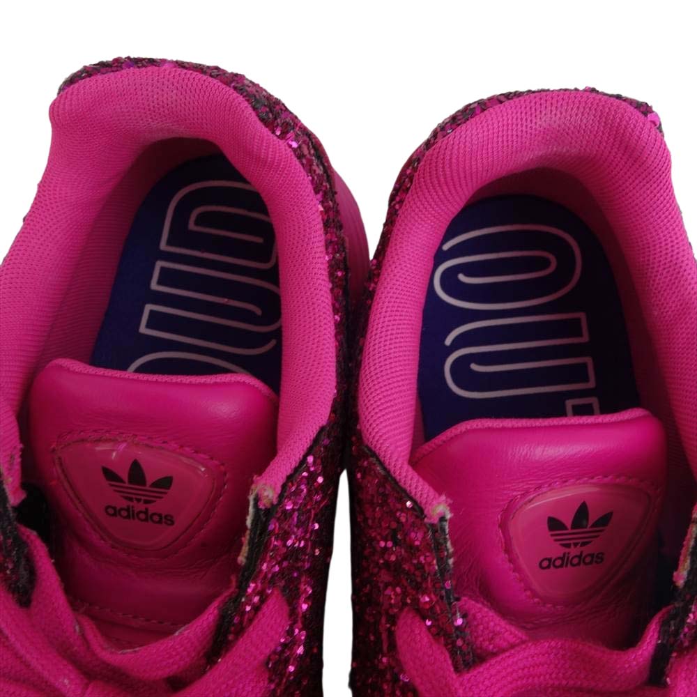 adidas アディダス BD8077 FALCON SHOCK PINK ファルコン グリッター ショック ピンク ローカット スニーカー ピンク系 25【中古】