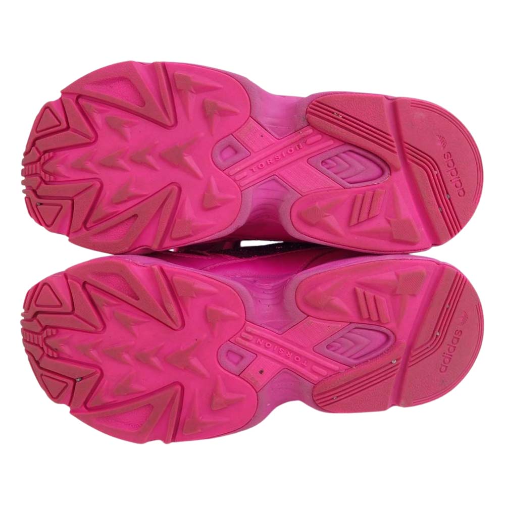 adidas アディダス BD8077 FALCON SHOCK PINK ファルコン グリッター ショック ピンク ローカット スニーカー ピンク系 25【中古】