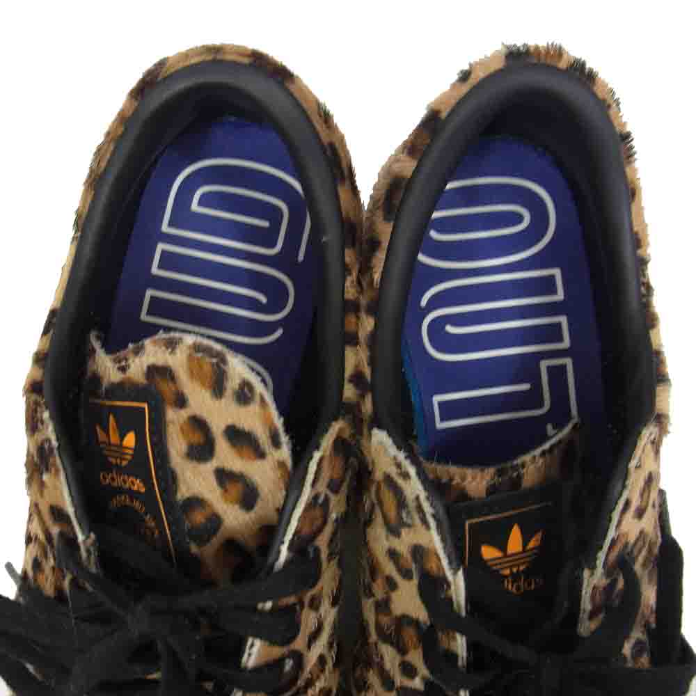 adidas アディダス CG6461 SAMBAROSE W サンバローズ ハラコ レオパード ローカット スニーカー ブラウン系 25cm【美品】【中古】