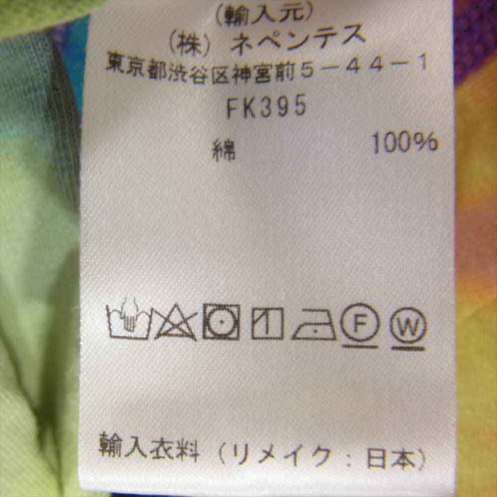 リビルドバイニードルズ 19AW FK395 解体再構築 タイダイ バードプリント リメイク 半袖 Tシャツ マルチカラー系 M【中古】