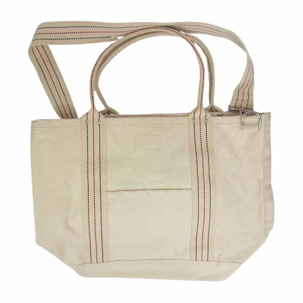 Engineered Garments エンジニアードガーメンツ 14AW Webbing Tote Bag ウェビング キャンバス 2WAY ショルダー トートバッグ ベージュ系【中古】