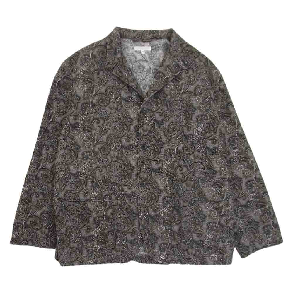 Engineered Garments エンジニアードガーメンツ 20SS Loiter Jacket Paisley Print ロイター ペイズリー ジャケット 長袖 シャツ  ブラウン系 XS【中古】