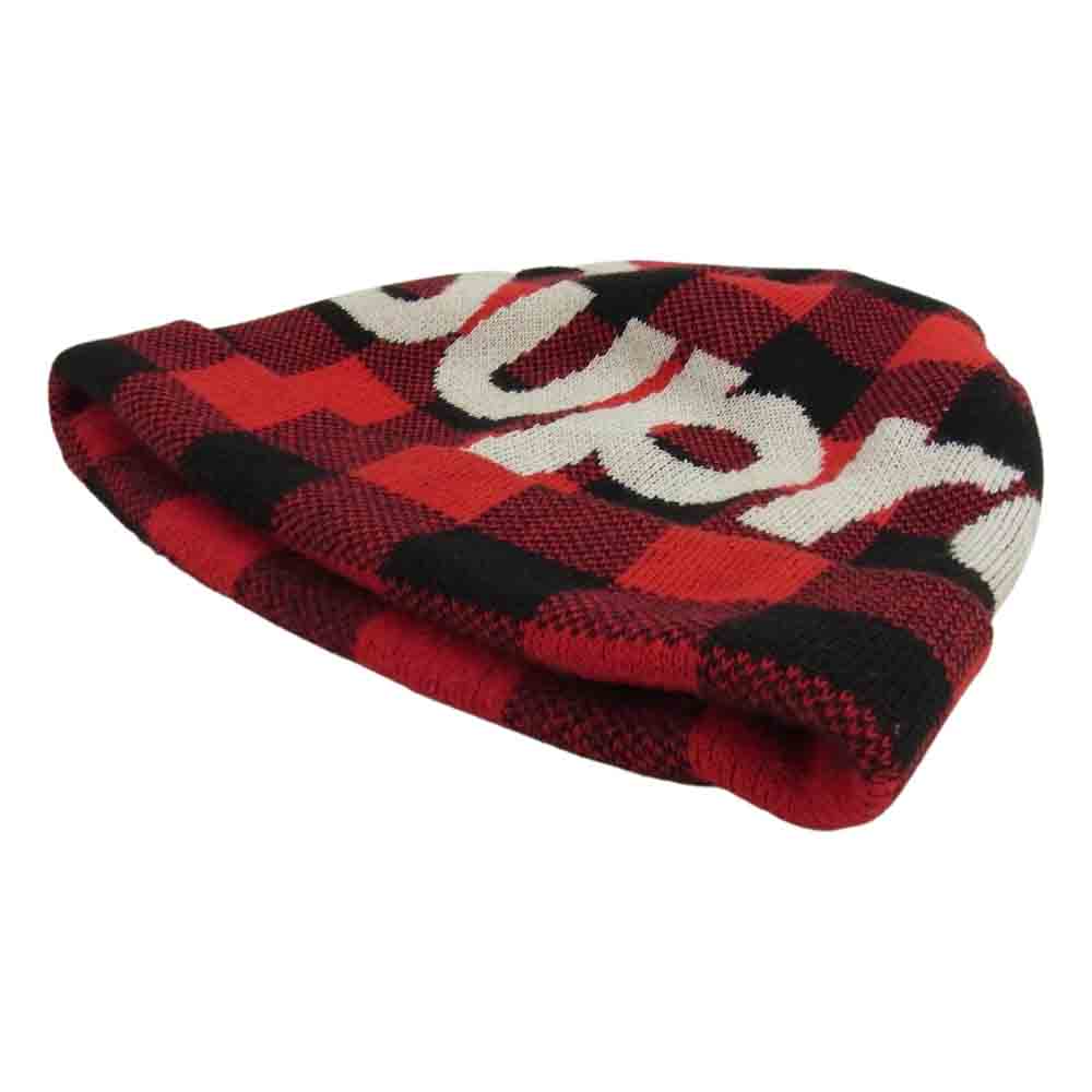 Supreme シュプリーム 20AW Big Logo Beanie ビッグロゴ ビーニー ニット キャップ レッド系【中古】