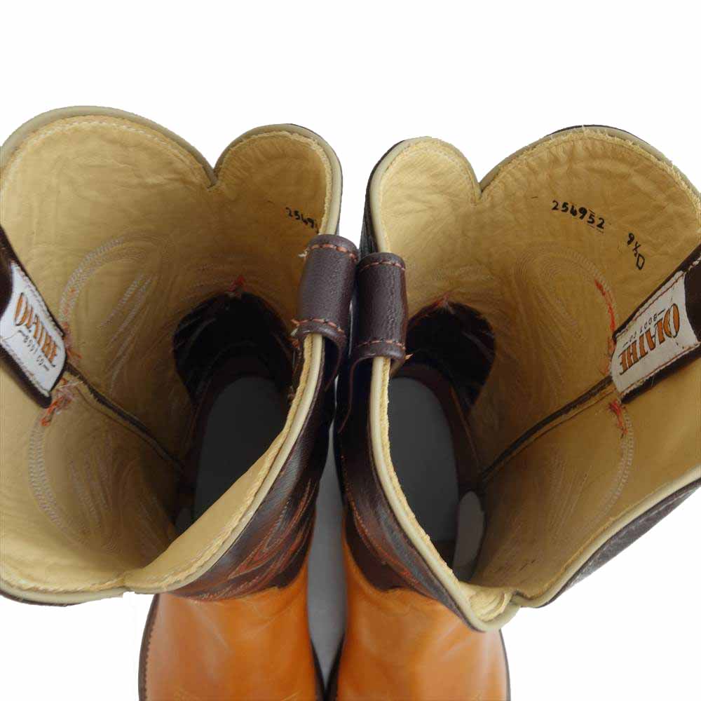 オレイサ ウエスタンブーツ  ブラウン系 9.5【中古】