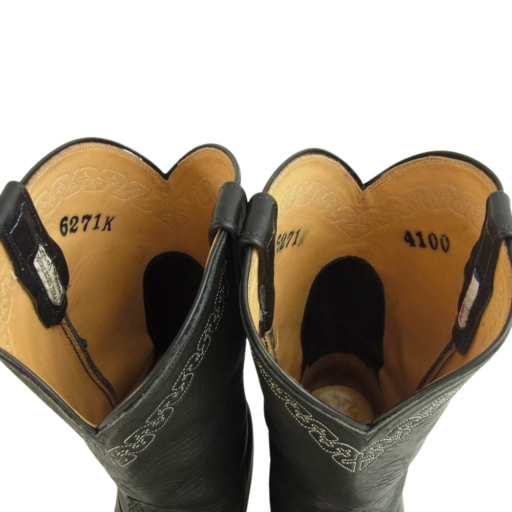 RIOS OF MERCEDES リオスオブメルセデス 6171K Roper スエード＆スムースレザー ローパー ブーツ ブラック系 10【中古】