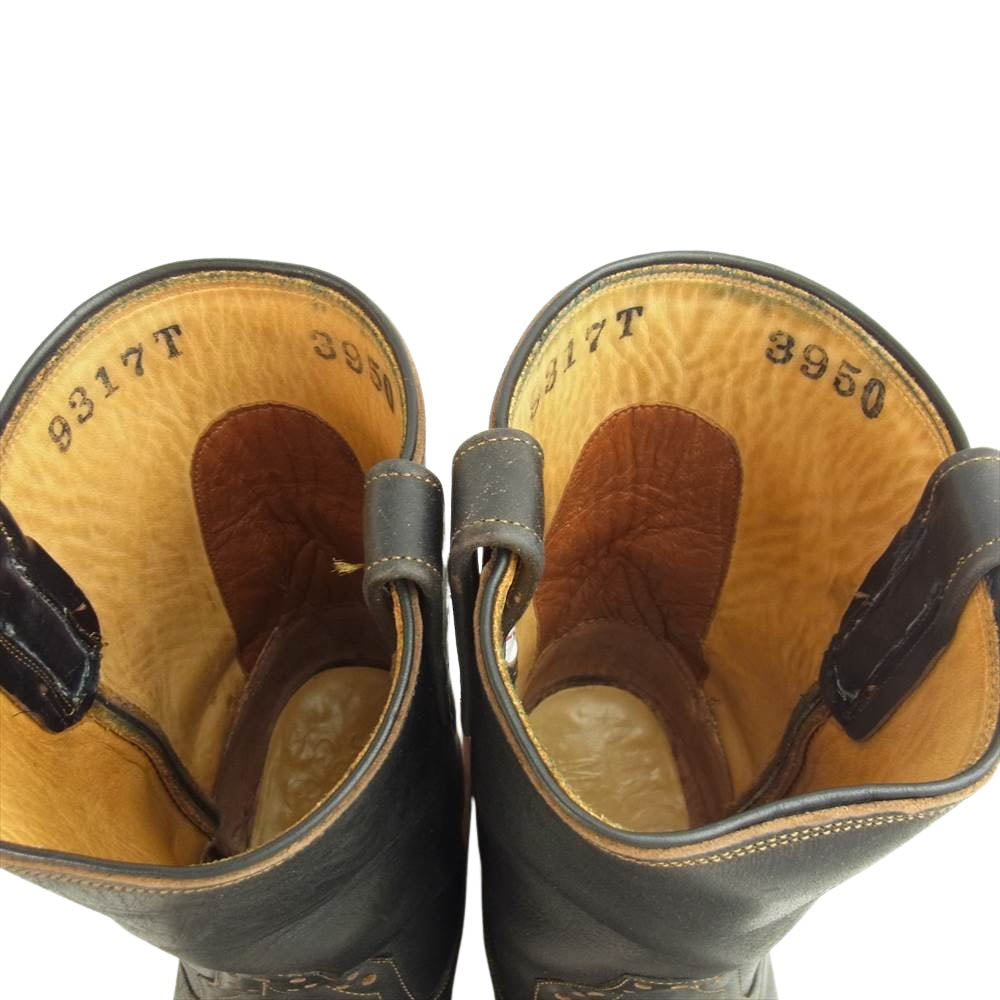 RIOS OF MERCEDES リオスオブメルセデス 9317T Roper ローパー ペコス ブーツ ブラック系 9.5【中古 ...