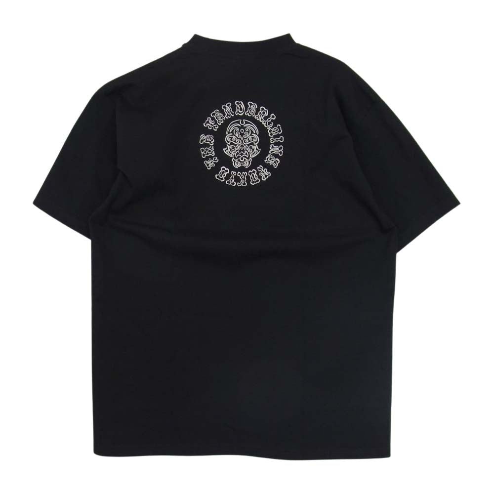 TENDERLOIN テンダーロイン TEE BBS ボルネオスカル プリント 半袖 Tシャツ ブラック系 L【美品】【中古】