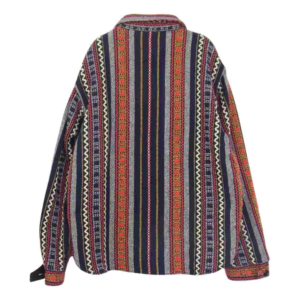 TENDERLOIN テンダーロイン Native SHT JKT ネイティブ シャツ ジャケット ネイビー系 M【中古】