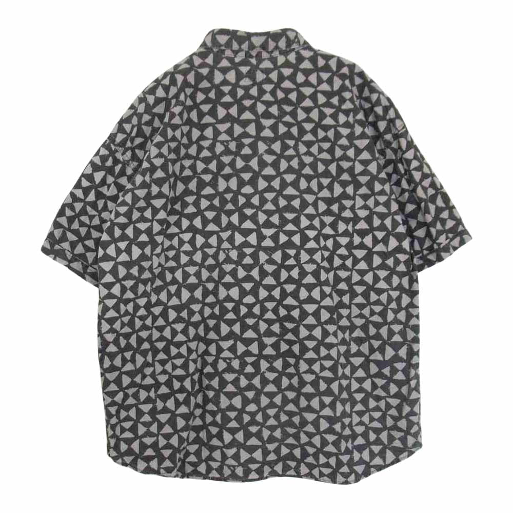 TENDERLOIN テンダーロイン SLUB SHT T S/S スラブ トライアングル 半袖 シャツ グレー系 L【中古】